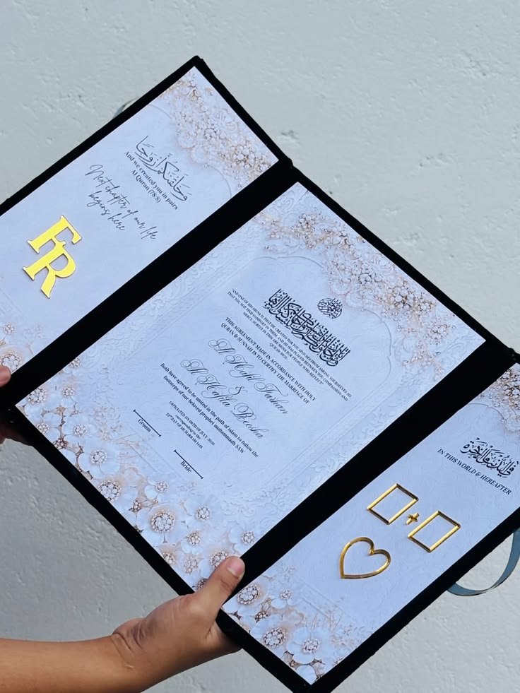 Customized Nikah Booklet